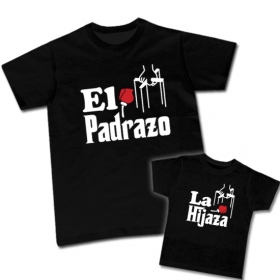 Camiseta EL PADRAZO + Camiseta LA HIJAZA