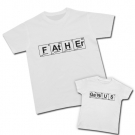 Camiseta FATHER + Camiseta GENIUS 