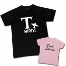 Camiseta T BIRDS + Camiseta PINK LADIES (Grease)