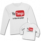 Camiseta YO TENGO LA HIJA MÁS GUAPA + Camiseta YO TENGO LA MAMÁ MÁS GUAPA (You Tube)