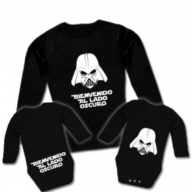 Camiseta mam&aacute; & Body Bienvenido al Lado Oscuro (Culete)