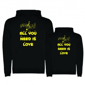 Pack Sudaderas ALL YOU NEED IS LOVE B.
