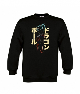 Sudadera sin capucha GOKU SAIYAN AZUL