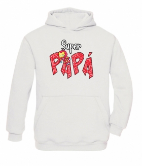 Sudadera Capucha Super Papi IRON MAN